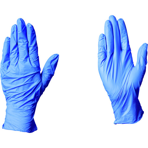 トラスコ中山 ハクゾウメディカル ハクゾウニトリルグローブES S 114-7006 (ご注文単位1箱) 【直送品】