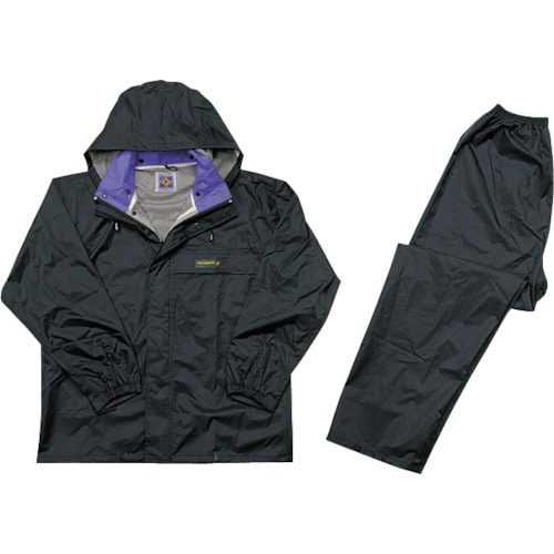 トラスコ中山 カジメイク オールマインドスーツ ブラック 3L 811-0484 (ご注文単位1着) 【直送品】