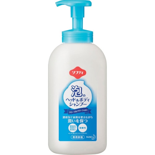 トラスコ中山 Kao 業務用ソフティ 泡のヘッド＆ボディシャンプー用 アプリケーター(空容器) 700mL 407-0233 (ご注文単位1個) 【直送品】