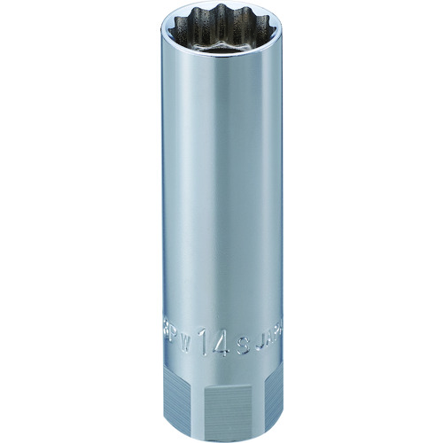 トラスコ中山 TONE プラグソケット(自動車整備用) (12角・マグネット付) 対辺寸法16.0mm 差込角9.5mm 166-1735 (ご注文単位1個) 【直送品】