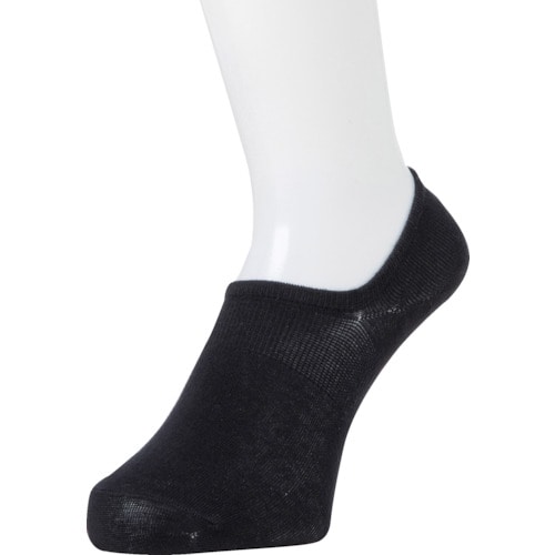 トラスコ中山 オカモト ココピタ無地スニーカー丈21-23ブラック 507-7845 (ご注文単位1足) 【直送品】