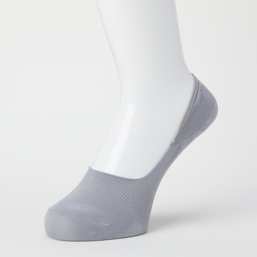 トラスコ中山 オカモト ココピタさらっと実感無地やや深履き丸編み23-25グレー 507-7814 (ご注文単位1足) 【直送品】