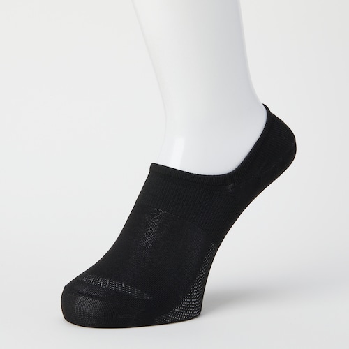 トラスコ中山 オカモト ココピタさらっと実感無地スニーカー丈23-25ブラック 507-7844 (ご注文単位1足) 【直送品】