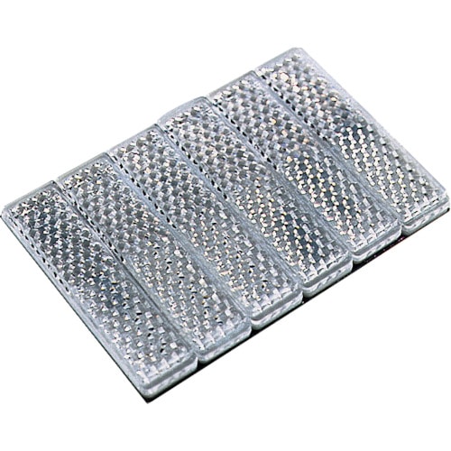 トラスコ中山 マイスト 反射レンズ(粘着剤付) 銀(6個入) 556-2920 (ご注文単位1袋) 【直送品】