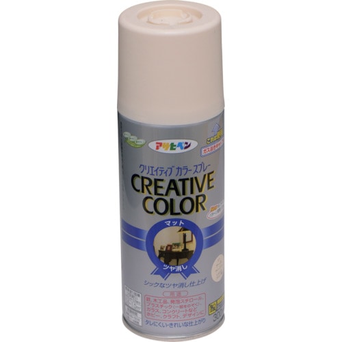 トラスコ中山 アサヒペン クリエイティブカラースプレー 300ML 17アースベージュ 124-2452 (ご注文単位1本) 【直送品】