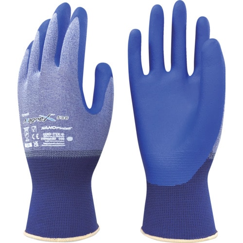 トラスコ中山 トワロン ニトリル背抜き手袋 MagneX 538 8／M 579-9501  (ご注文単位1組) 【直送品】