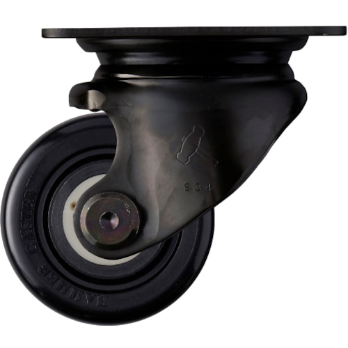 トラスコ中山 ハンマー 低床重荷重用旋回式ナイロン車輪(ボールベアリング)65mm 814-1632 (ご注文単位1個) 【直送品】