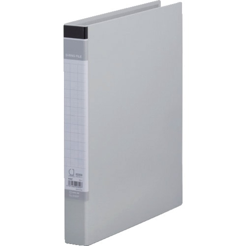 トラスコ中山 キングジム DリングファイルBF グレ- 129-7540 (ご注文単位1冊) 【直送品】