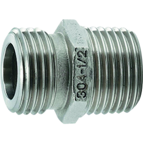 トラスコ中山 カクダイ フレキパイプ用ニップル(ステンレス) 197-7261 (ご注文単位1個) 【直送品】