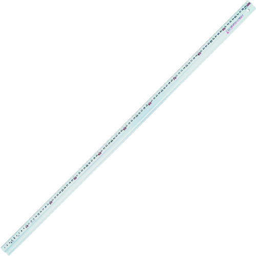 トラスコ中山 シンワ アルミ直尺「スーパーアル助」1000mm 158-9855 (ご注文単位1個) 【直送品】