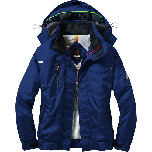 トラスコ中山 バートル 防寒ジャケット 7210-3-SS ネイビー 148-8548 (ご注文単位1着) 【直送品】