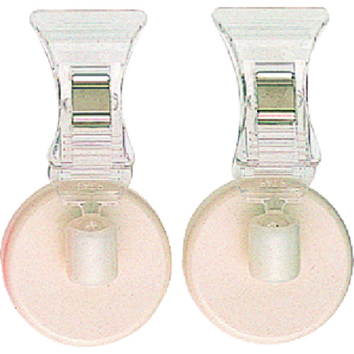 トラスコ中山 シンワ マグクリップDホワイト 158-9885 (ご注文単位1個) 【直送品】