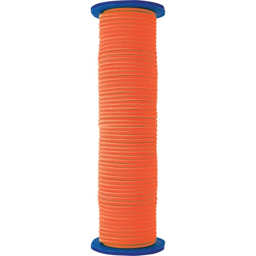 トラスコ中山 シンワ ゴム水糸 リール巻 蛍光オレンジ 3mm 30m 364-6432  (ご注文単位1個) 【直送品】