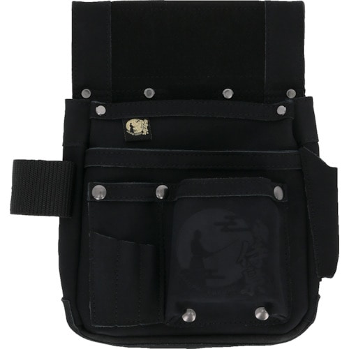 トラスコ中山 侍BLACK 釘袋 リング付SRBF-3 388-5068 (ご注文単位1個) 【直送品】