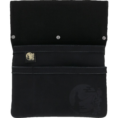 トラスコ中山 侍BLACK 釘袋 マチ無し 特大SRBF-6 388-5067 (ご注文単位1個) 【直送品】