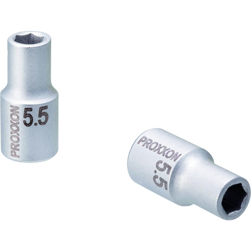 トラスコ中山 プロクソン ソケット1/4”(6角タイプ) 5.5mm 239-1607 (ご注文単位1個) 【直送品】