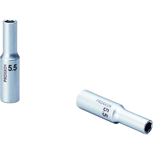 トラスコ中山 プロクソン ディープソケット1/4”(6角タイプ) 5.5mm 239-3123 (ご注文単位1個) 【直送品】
