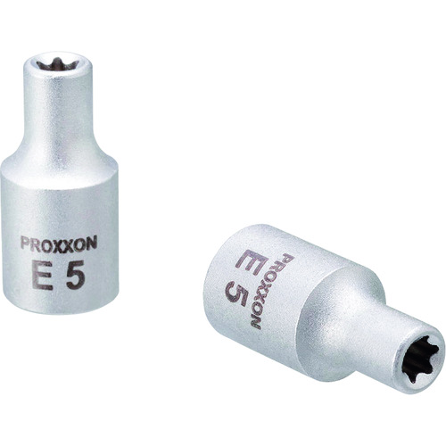トラスコ中山 プロクソン E型トルクスビットソケット 1/4” E5 239-4702 (ご注文単位1個) 【直送品】