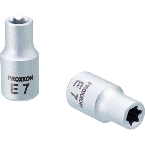 トラスコ中山 プロクソン E型トルクスビットソケット 1/4” E7 239-4700 (ご注文単位1個) 【直送品】