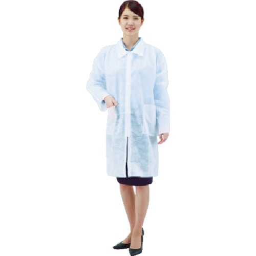 トラスコ中山 AS デイスポコート女性用（総丈約96CM） 818-8563  (ご注文単位1着) 【直送品】