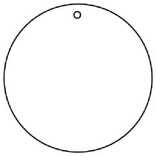 トラスコ中山 ユニット 白無地板 10枚組 エコユニボード 70Ф×2厚 745-1261  (ご注文単位1組) 【直送品】