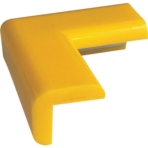 トラスコ中山 カーボーイ 安心クッションSTRONGコーナー用 細 イエロー 356-3488 (ご注文単位1個) 【直送品】