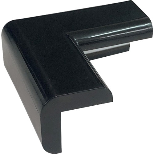 トラスコ中山 カーボーイ 安心クッションSTRONGコーナー用 細 ブラック 356-3466 (ご注文単位1個) 【直送品】