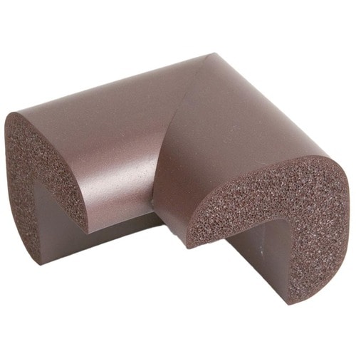 トラスコ中山 カーボーイ 安心クッション コーナー用 大 ブラウン 854-7796 (ご注文単位1本) 【直送品】