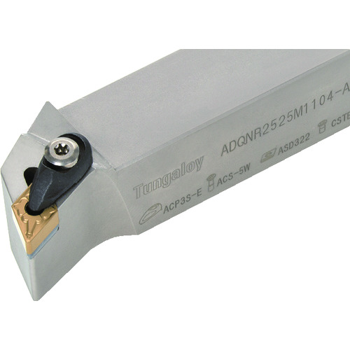 トラスコ中山 タンガロイ ISO・エコ・ターン 外径加工用バイト ADQNR/L-ECO 712-8053 (ご注文単位1個) 【直送品】