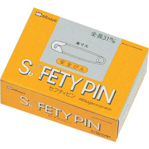 トラスコ中山 ミツヤ 安全ピンNO.2 箱入100本 356-4709 (ご注文単位1箱) 【直送品】