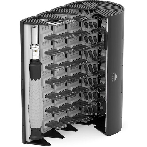 トラスコ中山 エアリア 126CYLINDER 円柱収納型精密ドライバーセット 654-9701 (ご注文単位1個) 【直送品】