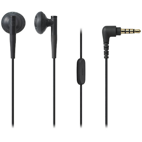 トラスコ中山 オーディオテクニカ マイク付きイヤホン 582-2196 (ご注文単位1個) 【直送品】