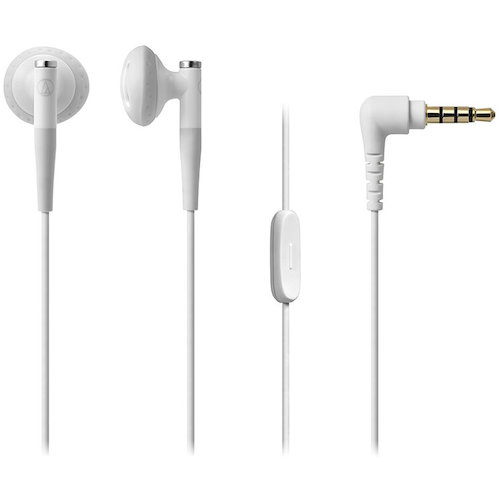 トラスコ中山 オーディオテクニカ マイク付きイヤホン 582-2210 (ご注文単位1個) 【直送品】