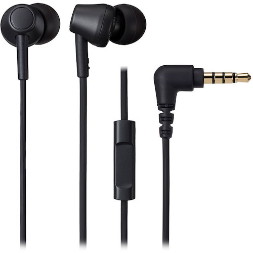 トラスコ中山 オーディオテクニカ マイク付きイヤホン 582-3683 (ご注文単位1個) 【直送品】