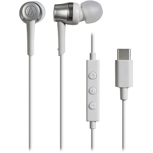 トラスコ中山 オーディオテクニカ USB Type-C用イヤホン 582-3685 (ご注文単位1個) 【直送品】