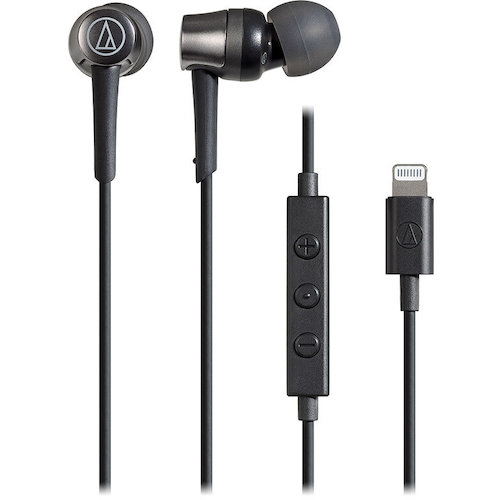 トラスコ中山 オーディオテクニカ Lightning用イヤホン 596-0734 (ご注文単位1個) 【直送品】
