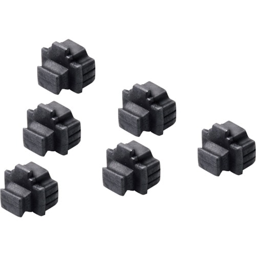 トラスコ中山 バッファロー LANポートカバー 6個入り 430-5939 (ご注文単位1パック) 【直送品】