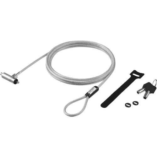 トラスコ中山 バッファロー シリンダー錠タイプワイヤーロック NobleWedgeロック対応 452-2384 (ご注文単位1個) 【直送品】