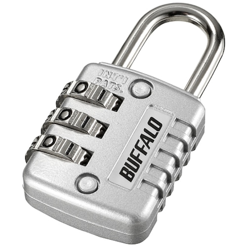 トラスコ中山 バッファロー 3桁ダイヤル式南京錠 452-0895 (ご注文単位1個) 【直送品】