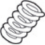 トラスコ中山 タンガロイ 部品 敷金用スプリング 704-7185  (ご注文単位5個) 【直送品】