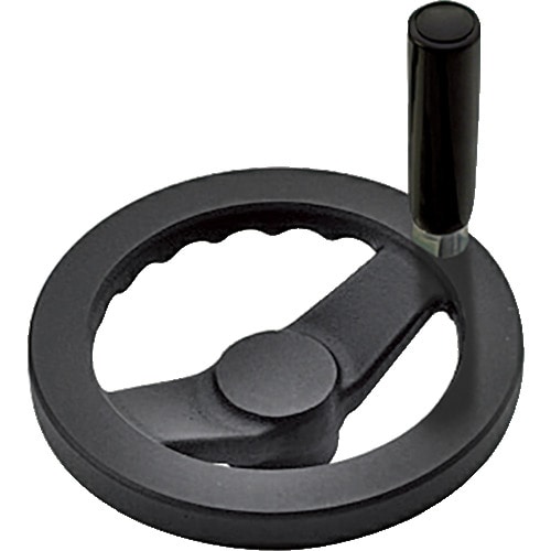 トラスコ中山 イマオ 角リム型ハンドル車 ハンドル径125mm 805-5720 (ご注文単位1個) 【直送品】