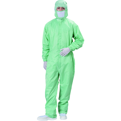 トラスコ中山 ブラストン カバーオール－緑－L 810-6398  (ご注文単位1着) 【直送品】