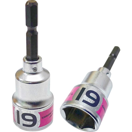 トラスコ中山 ベストツール KOSEI ショートソケットビット 19mm 362-2945 (ご注文単位1個) 【直送品】