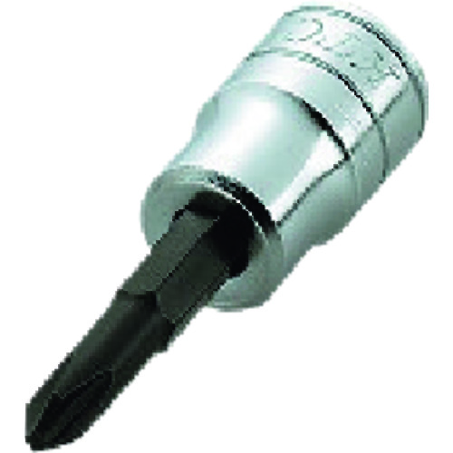 トラスコ中山 KTC ドライバービットソケット 9.5sq.クロスビットソケットパック・台紙仕様 刃先No.1 差込角9.5mm 859-1576  (ご注文単位1個) 【直送品】