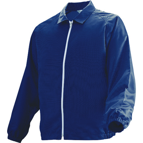 トラスコ中山 ミドリ安全 ブルゾン クリーンウェア ネイビー M 825-8999 (ご注文単位1着) 【直送品】