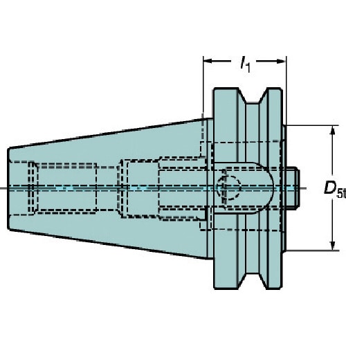 トラスコ中山 サンドビック コロマントキャプトアダプタ(530) 827-8528 (ご注文単位1個) 【直送品】