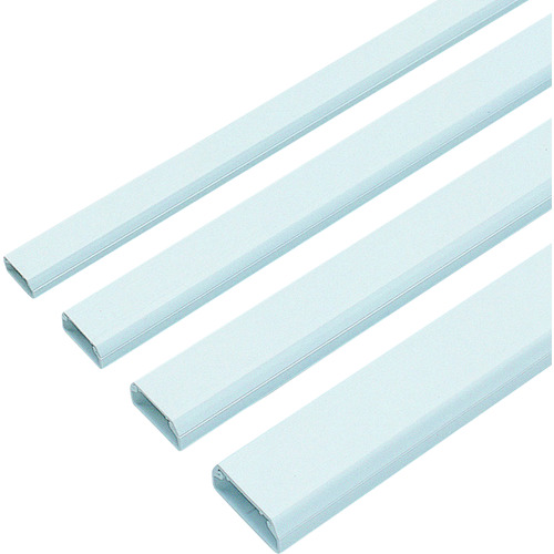 トラスコ中山 SANWA ケーブルカバー(角型、ホワイト) 201-0161 (ご注文単位1個) 【直送品】