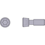 トラスコ中山 三菱 BF407形正面フライス用部品 セットねじ 659-3780  (ご注文単位1個) 【直送品】