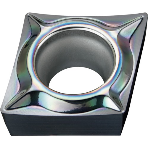 トラスコ中山 三菱 旋削用インサート 80°菱形ポジ PVDコーティング MS9025 358-1949（ご注文単位10個）【直送品】