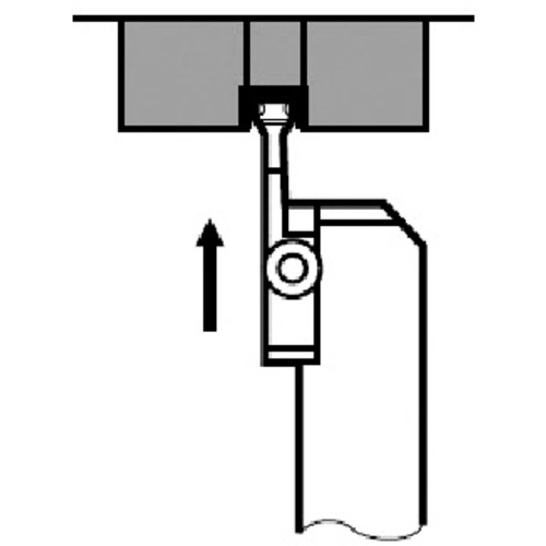 トラスコ中山 タンガロイ マイティー・シリーズ 外径用バイト CGWSR／L－CGD 350-2350  (ご注文単位1個) 【直送品】